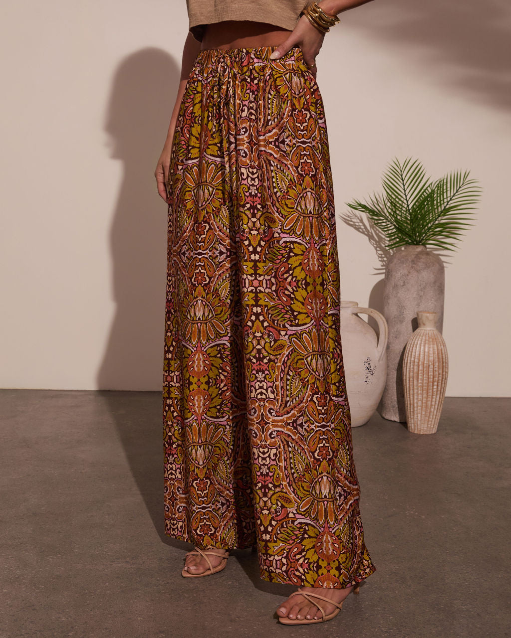 Sun Kissed Paisley Print Pants – VICI