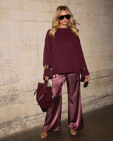 Reyna Satin Wide Leg Pants