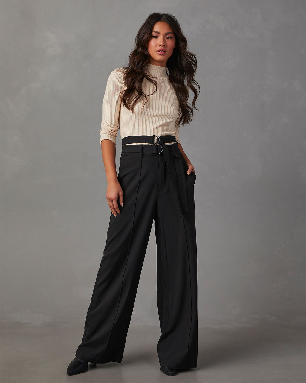 Juliana Double Belted Trouser Pants – VICI