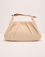 Shannon Woven Metal Handle Bag