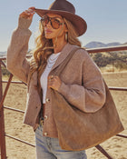 Adler Faux Suede Hobo Bag