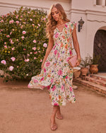 Pink % Lindsie Woven Vegan Leather Wooden Frame Clutch-6