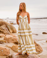 Early Arrival Cotton Striped Maxi Dress