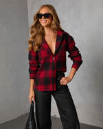 Fireside Manor Plaid Shirt Jacket