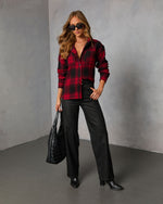 Fireside Manor Plaid Shirt Jacket