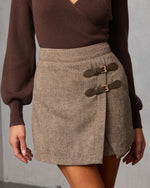 Mariglen Dual Belted Mini Skort
