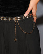 Alfred Rhinestone Chain Belt