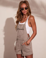 Junea Raw Hem Shortalls