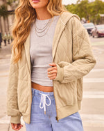 Afterglow Energy Quilted Hooded Jacket