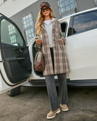 Maplewood Plaid Twofer Hoodie Coat