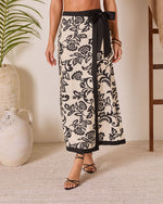Lindsi Printed Wrap Tie Sarong