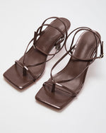 Verne Strappy Vegan Leather Heels