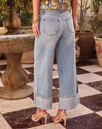 Serenah Super Stretch Mid Rise Wide Leg Jeans