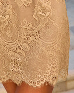 Nightly Garden Lace Mini Skirt