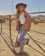 Heritage Ride Horse Motif Cardigan