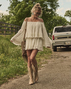 Summer Rodeo Cotton Off The Shoulder Cotton Top
