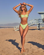 Tropical Coast Floral Balconette Bikini Top