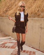 Cedar Sky Suede Jacket