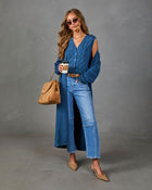 Soft Sunday Knit Longline Cardigan