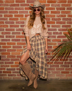 Sand % Soft Stroll Embroidered Horse Sweater-1