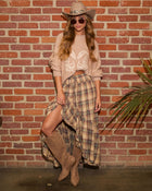 Sand % Soft Stroll Embroidered Horse Sweater-1