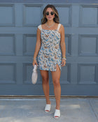 Multi % Roam Free Butterfly Mini Skirt-1