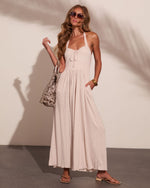 Tailored Ease Halter Neck Jumpsuit
