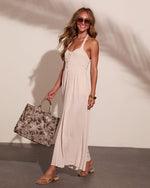 Tailored Ease Halter Neck Jumpsuit