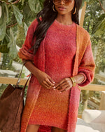 Moonlit Solace Knit Ombre Duster Cardigan