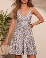 Harbor Chic Abstract Mini Dress