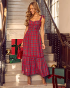 Seasons Best Plaid Maxi Dress