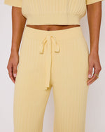 Luisah Ribbed Knit Straight Leg Pants