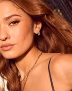 Sugarcoat Baguette Stone Stud Earrings