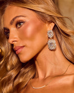 Monroe Crystal Statement Drop Earrings