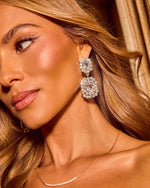 Monroe Crystal Statement Drop Earrings