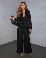 Night Sleigh Lace Blazer