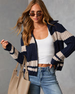 Falling Ivy Striped Knit Sweater