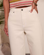 Elara High Waisted Wide Leg Jeans