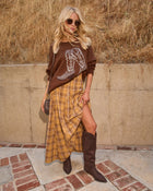 Faylen Plaid Maxi Skirt