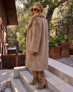 Before Midnight Faux Fur Coat
