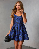 Isla Brocade Mini Dress