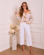 Refined Daydream Floral Knit Cardigan