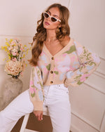 Refined Daydream Floral Knit Cardigan