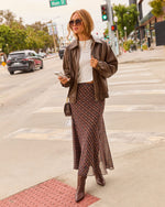 Fall Classic Plaid Maxi Skirt