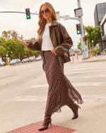Fall Classic Plaid Maxi Skirt