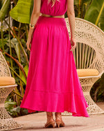 Summer Darling Front Tie Maxi Skirt