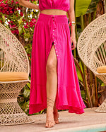 Summer Darling Front Tie Maxi Skirt