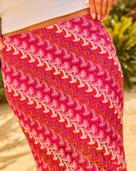 Odessah Striped Crochet Maxi Skirt