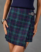 Ronah Plaid Mini Skirt