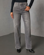 Amiri Super Stretch High Rise Straight Jeans